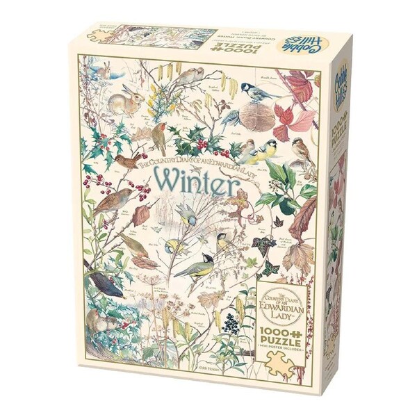 Cobble Hill 1000pc Country Diary: Winter Jigsaw Puzzle