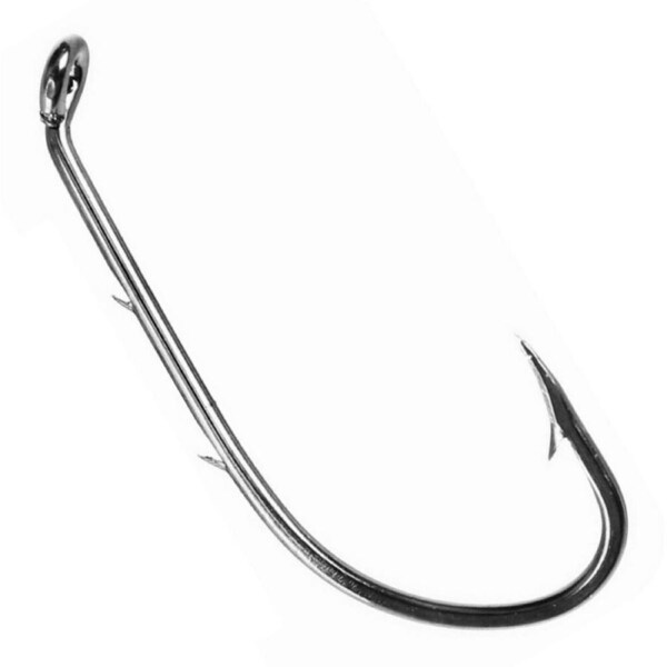 Bulk Box of 1000 Size 6 Eagle Claw 6030N Nickel Double Sliced Baitholder Hooks