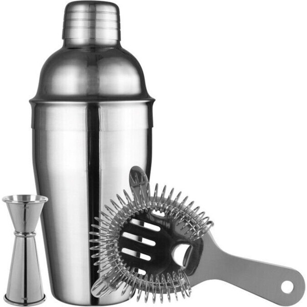 Avanti Essentials 3 piece Cocktail Set - Silver