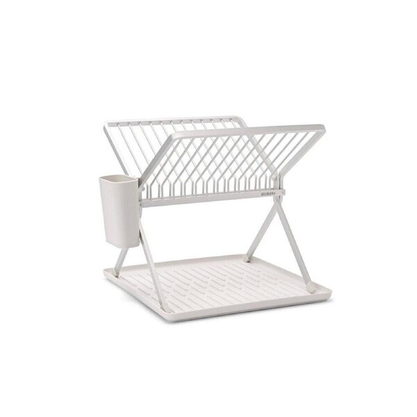 Brabantia Foldable Dish Drying Rack - Light Grey