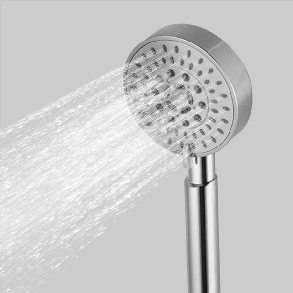 ACA WELS Hand Held Shower 5-MODE Spray Head Round Chrome Silver Bathroom