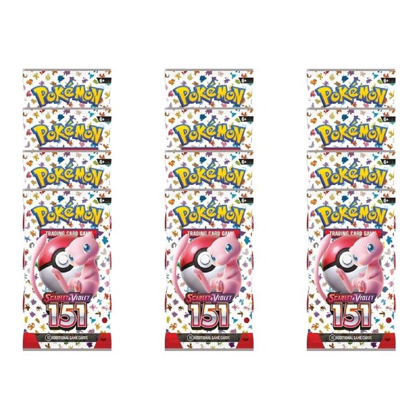 Pokemon Scarlet & Violet 151 Booster Packs x12