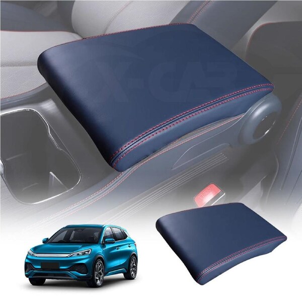 Armrest Cover for BYD Atto 3 2022-2025 Center Console Interior Decoration Protector Accessories PU Leather