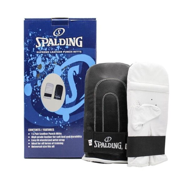 Spalding Supreme Leather Punch Mitts Universal Size Fits All