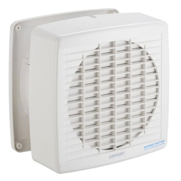 Clipsal Airflow 7106AN - Wall Mounted Exhaust Fan, 200mm, Auto Switched, White