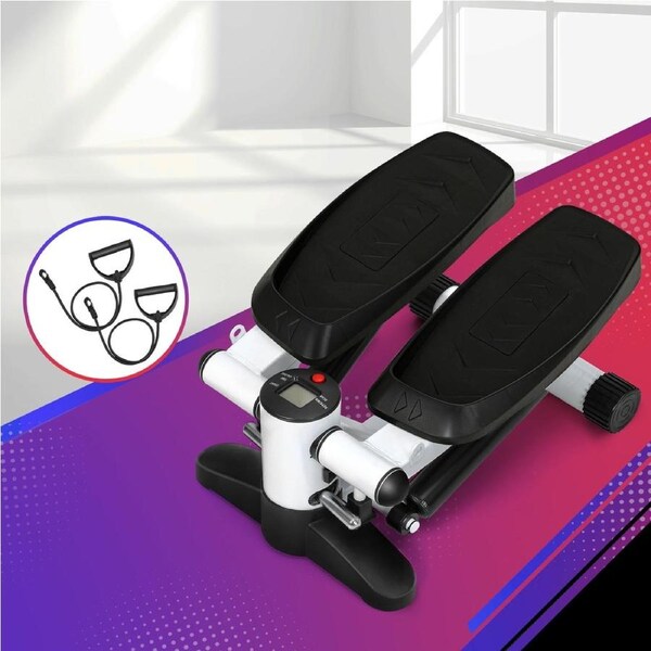 Everfit Mini Stepper Resistance Rope Aerobic Step Trainer Home Workout 150KG