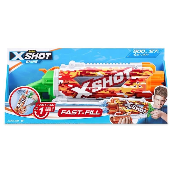 Zuru XSHOT Fast Fill Skins Water Gun Pump - Sun Camo