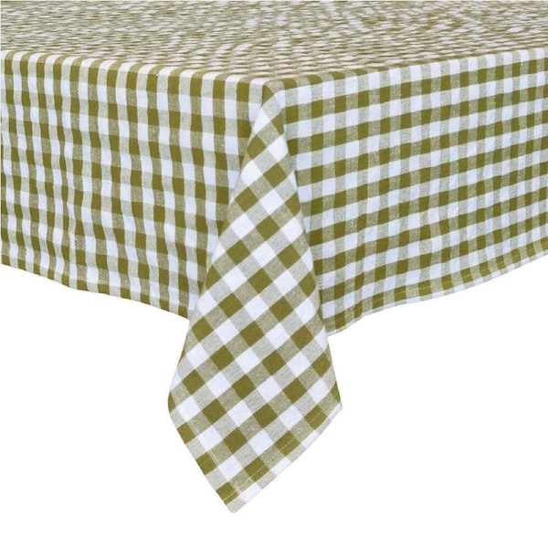 J.Elliot Home Ginny 150x300cm Cotton Tablecloth Rectangle Table Cover Bayleaf