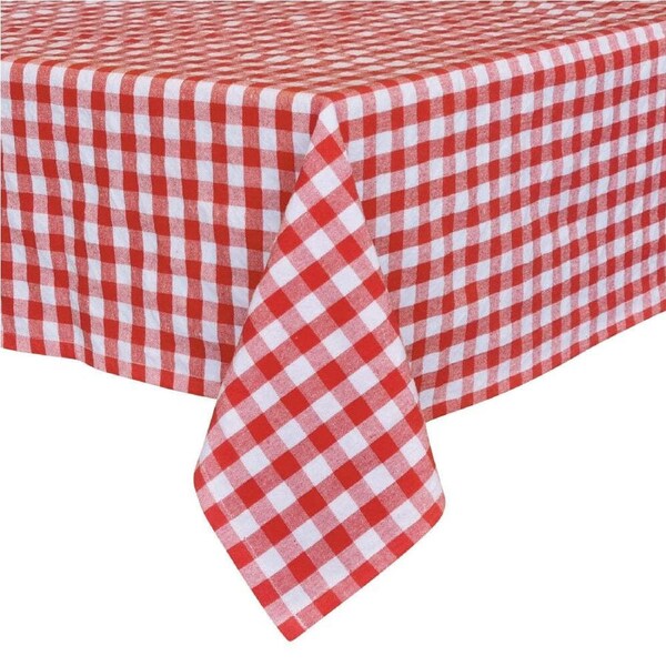 J.Elliot Home Ginny 150x300cm Cotton Tablecloth Rectangle Table Cover Dusty Red