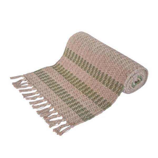 J.Elliot Home Conner 37x180cm Jute Table Runner Rectangle Dining Decor Olive