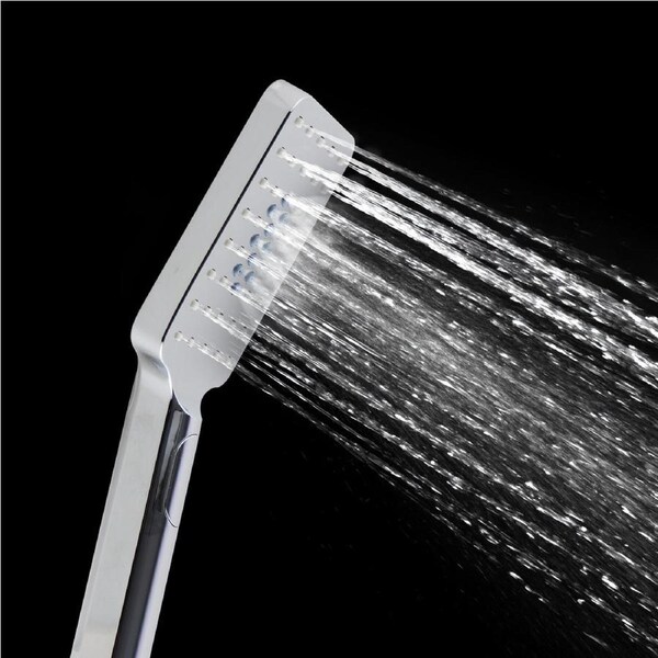 3 Functions Massage Jet Hand Held Shower Head ABS Bath Sprayer Chrome WELS