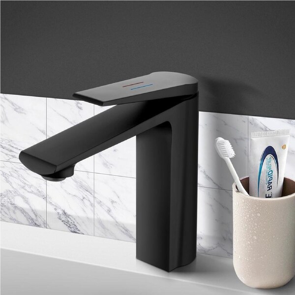 ACA Bathroom Taps Mixer Tap Basin Faucet Sink WELS Black