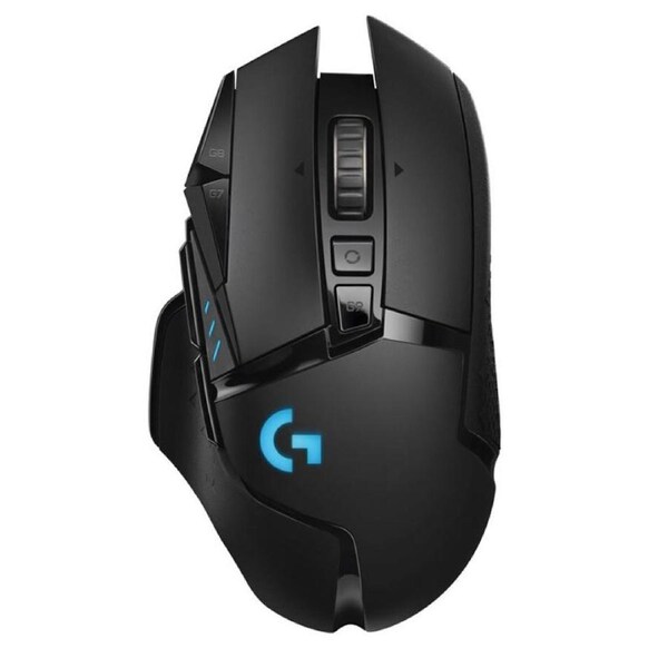 Logitech G502 Lightspeed USB Wireless Gaming Mouse 1ms 16000 DPI Mechanical Button Shifting POWERPLAY RGB Lighting 114g 16g weight Onboard memory 2yr
