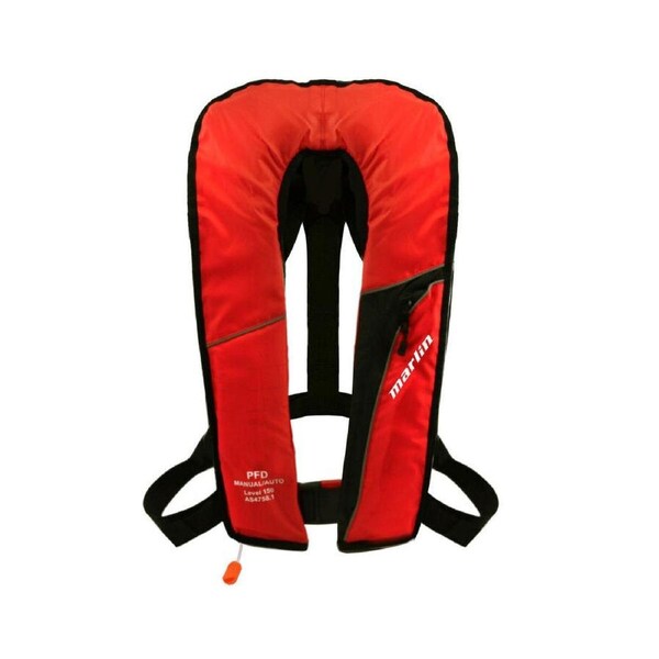 Marlin Adults' MK150 Inflatable Auto/Manual PFD Red