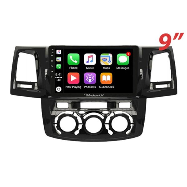 Nakamichi W9 to suit Toyota Hilux Manual A/C 2005-2014
