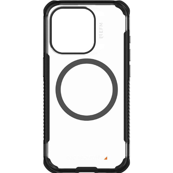 EFM Cayman Case with D3O BIO for iPhone 15 Pro - Clear Black