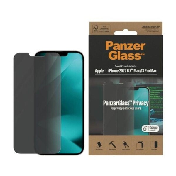 PanzerGlass PRIVACY Glass Screen Protector - iPhone 14 Plus / 13 Pro Max