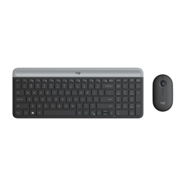 Logitech MK470 Slim Wireless Keyboard Mouse - Graphite