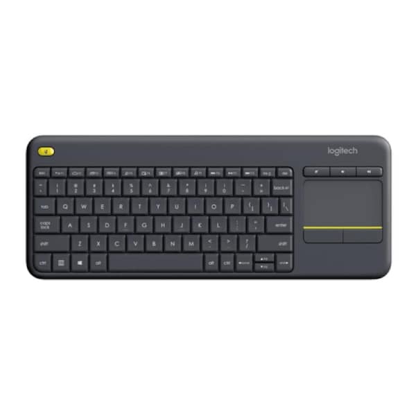 Logitech K400 Plus Wireless Touch Keyboard - Black