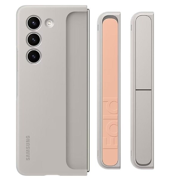 Samsung Standing Case with Strap for Galaxy Z Fold5 - Sand