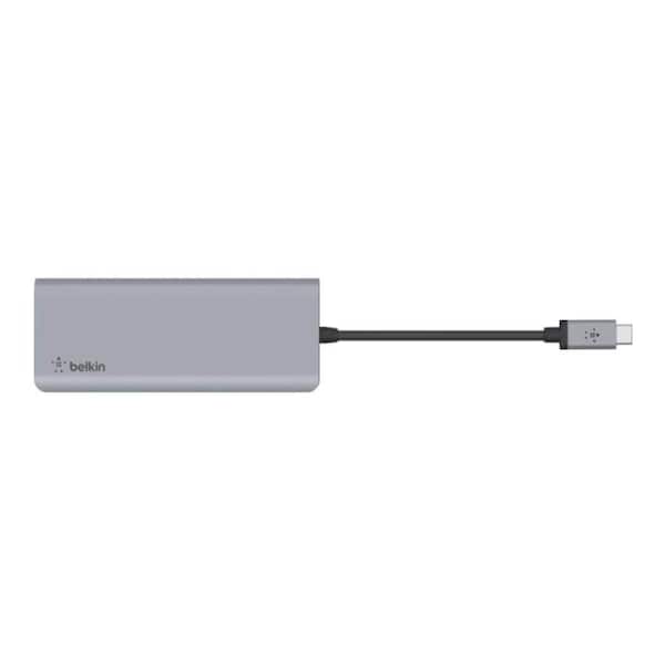Belkin CONNECT USB-C 7-in-1 Multiport Hub Adapter Space Grey