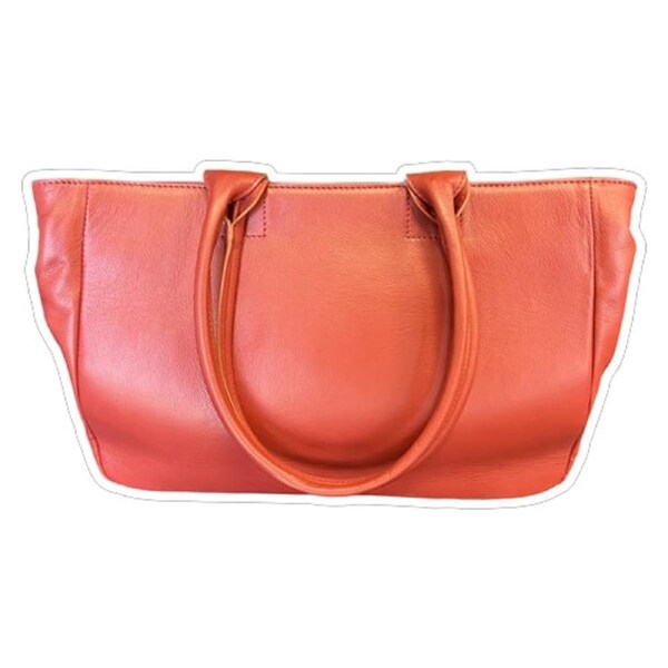 Leather United Tote Bag - RED (Genuine Leather)