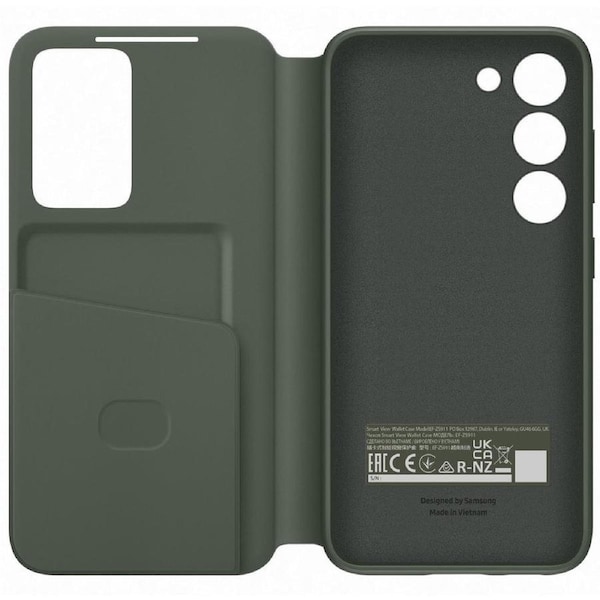 Samsung Smart Clear View Wallet Case for Galaxy S23 - Green