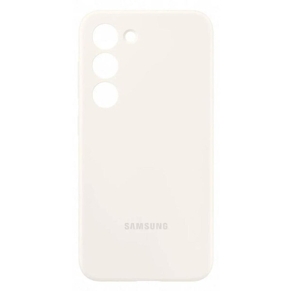 Samsung Silicone Cover for Galaxy S23 - Cream