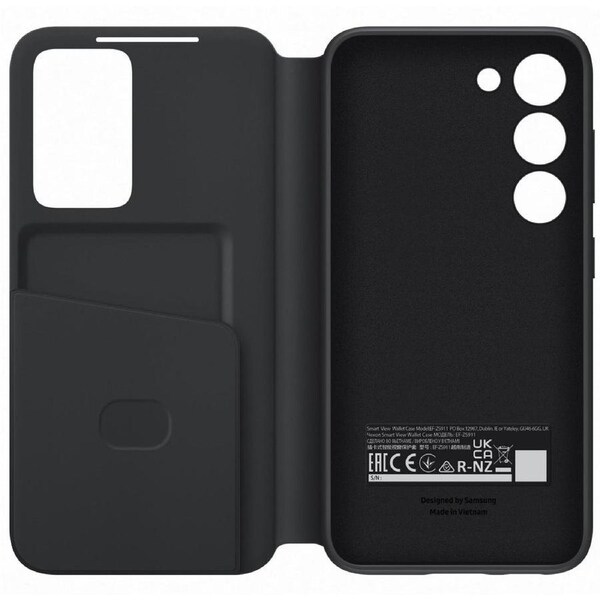 Samsung Smart Clear View Wallet Case for Galaxy S23 - Black