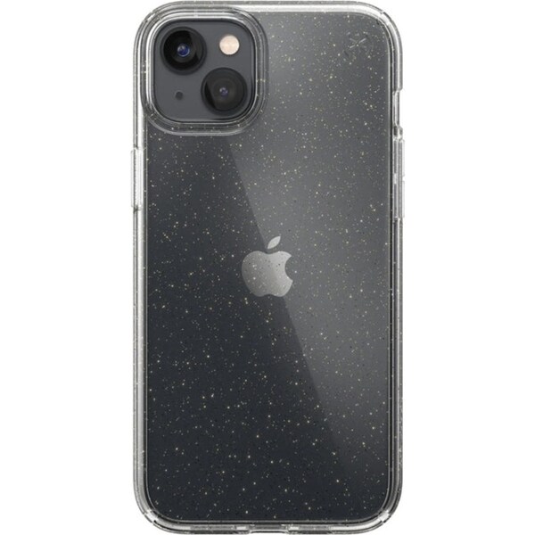 Speck Perfect Glitter Case for iPhone 14 Plus - Clear/Gold Glitter