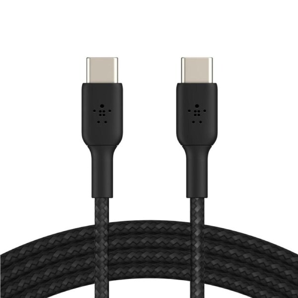Belkin BoostCharge USB-C to USB-C Braided 1M Cable - Black