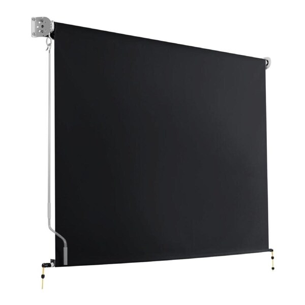 Retractable Straight Drop Roll Down Awning Garden Patio Screen 3.0X2.5M
