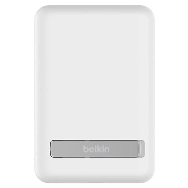 Belkin BoostCharge Magnetic Wireless Power Bank 5k + Stand - White