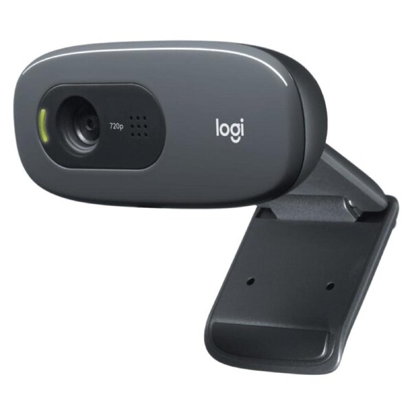 Logitech HD C270 720p Webcam - Black