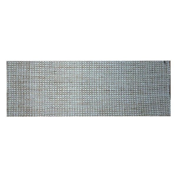 Solemate Jute 2 Tone Large Bubble 80x300 Stylish Outdoor Entrance Doormat
