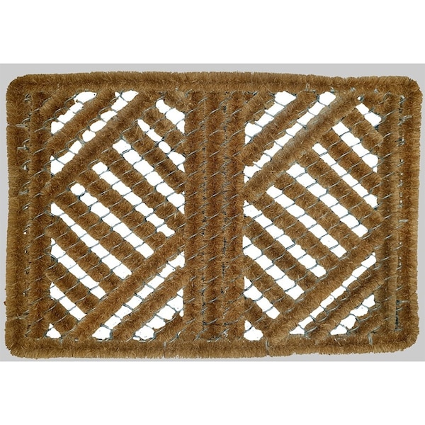 Solemate Coir Wire Scraper 40x60cm Stylish/Durable Outdoor Front Doormat