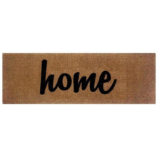 Solemate Premium Black home Mat 39x119cm Coconut Eco Friendly Fair Trade Black