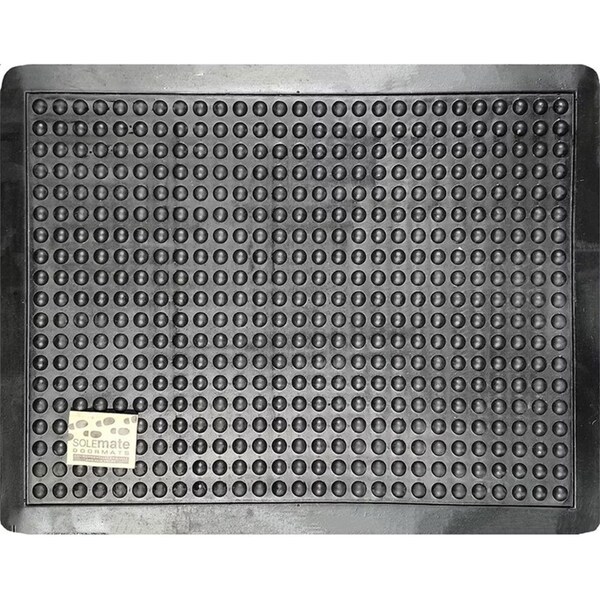 Solemate Rubber Bubble Mat 60x80cm Stylish/Durable Outdoor Front Doormat