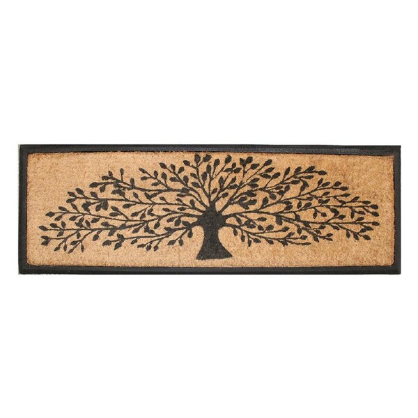 Solemate Tree of Life Wide Themed 40x120cm Stylish Durable Outdoor Front Doormat