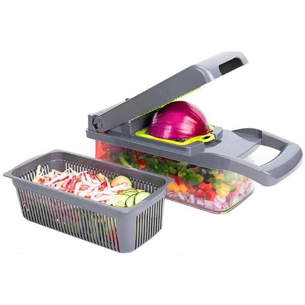 Vegetable Slicer Chopper Food Choppers Onion Chopper Veggie Cutter Dicer Kitchen, Multifunctional Kitchen Vegetable Slicer