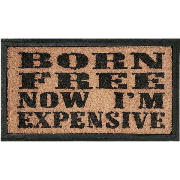 Solemate Born Free Expensive 40x70cm Stylish Durable Outdoor Front Doormat