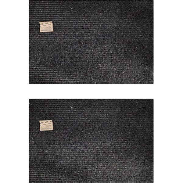 2PK Solemate Marine Carpet Ribbed 60x90cm Functional Outdoor Front Doormat