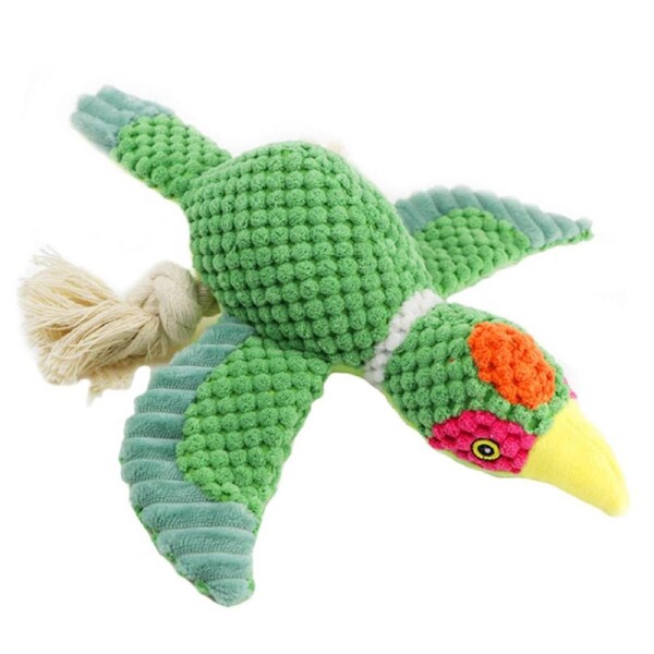 Nevenka Stuffed Dog Toys Cute Bird Squeaky Toys for Puppy Medium Dog-BulBul