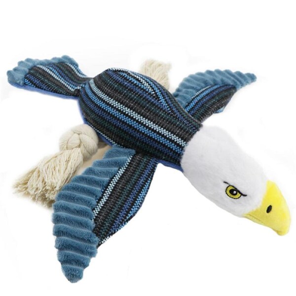 Nevenka Stuffed Dog Toys Cute Bird Squeaky Toys for Puppy Medium Dog-Eagle