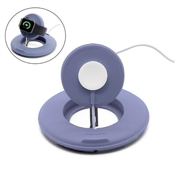 Catzon 2 in 1 Smart Desktop Wireless Charging Telescopic Bracket For Mobile Phone-Blue