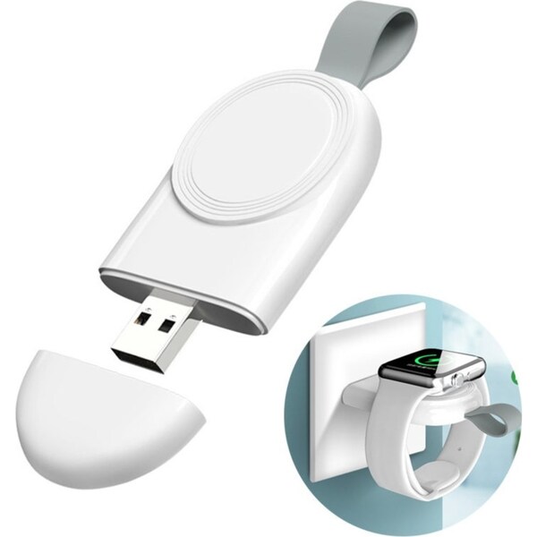Catzon Portable iWatch USB Wireless Charger with Magnetic for Apple Watch Series 6 5 4 3 2 1 SE