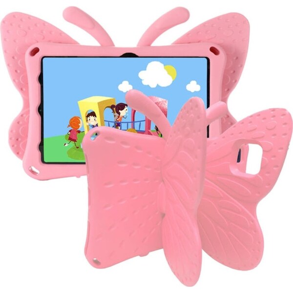 Catzon Butterfly Samsung Tablet Case for Galaxy Tab A8 10.5 Inch 2021 (SM-X200/SM-X205/SM-X207)-Pink