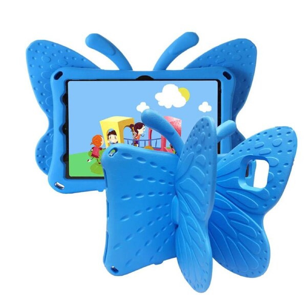 Catzon Butterfly Samsung Tablet Case for Galaxy Tab A8 10.5 Inch 2021 (SM-X200/SM-X205/SM-X207)-Blue