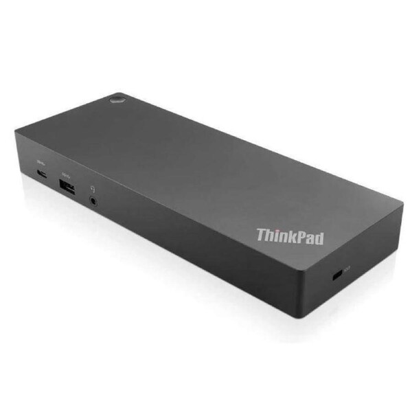 LENOVO ThinkPad Universal USB-C Smart Dock 100W Power Delivery 4K Triple Display lays 2xDP HDMI 5xUSB-A USB-C Audio GbE w Microsoft Azure Sphere 135W AC