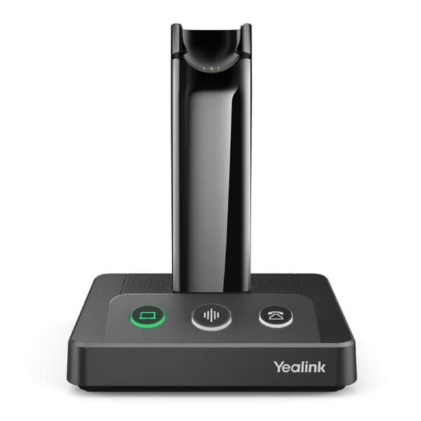 YEALINK WHB630UC, Replacement DECT Base For Yealink WH63 UC Headset, Supports Dual Connection( PC & IP Phones)